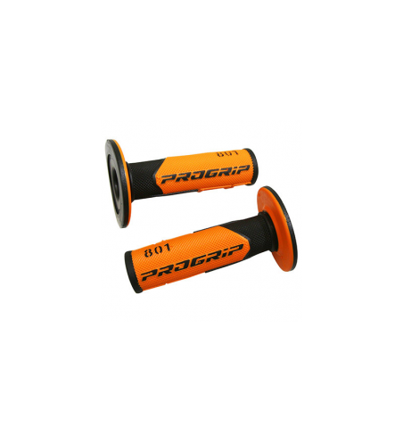 POIGNEE REVETEMENT PROGRIP 801 ORANGE / NOIR