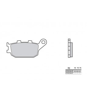 PLAQUETTES DE FREIN BREMBO 07HO36SP METAL FRITTE