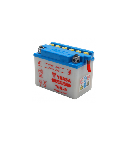 BATTERIE 12V 4 AH YUASA YB4L-B 50 BOOSTER GILERA SMT DERBI DRD