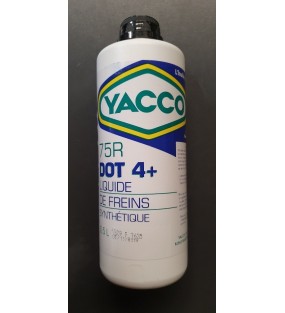 LIQUIDE DE FREIN SYNTHETIQUE YACCO 75R DOT4 500ML