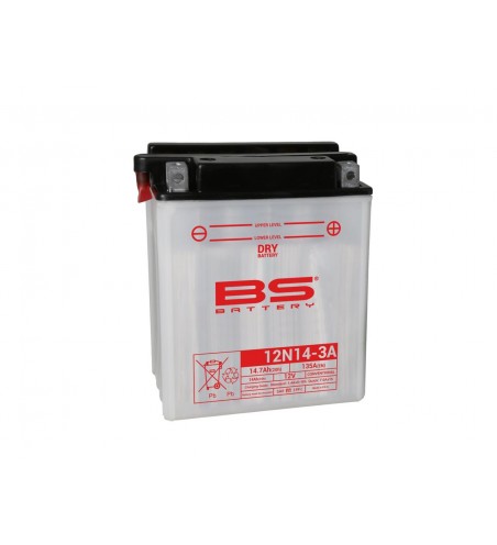 BATTERIE BS BATTERY 12N14-3A  CONVENTION