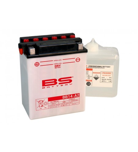 BATTERIE BS BB14A-A2 AVEC PACK ACIDE