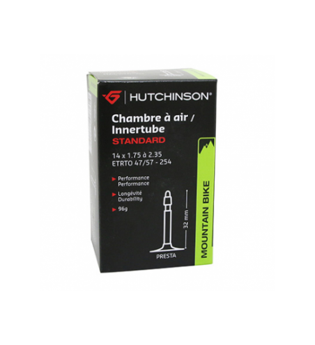 CHAMBRE A AIR 14  X 1.75 HUTCHINSON 32MM 80G