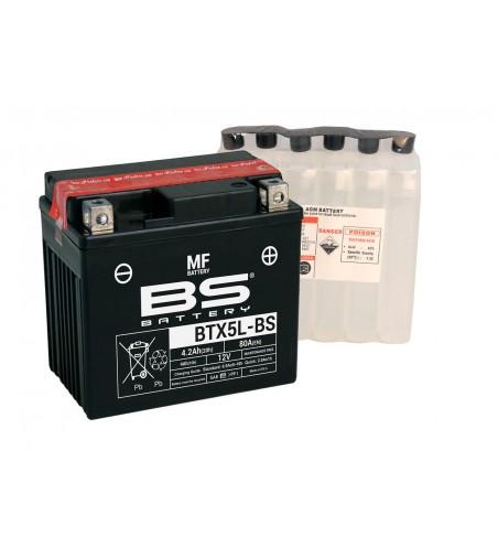 BATTERIE BS BTX5L-BS AVEC PACK ACIDE