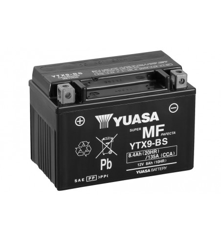 BATTERIE YUASA YTX9BS