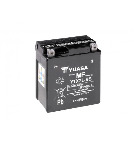 BATTERIE YUASA YTX7LBS