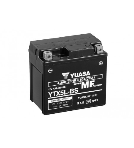 BATTERIE YUASA YTX5LBS