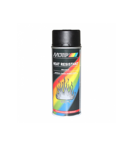 BOMBE DE PEINTURE MOTIP PRO HAUTE TEMPERATURE NOIR spray