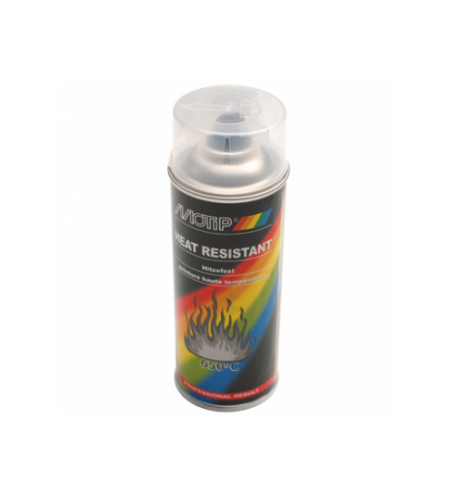 BOMBE DE PEINTURE MOTIP PRO HAUTE TEMPERATURE VERNIS TRANSPARENT