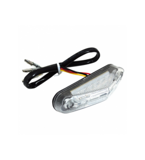 FEU ARRIERE 50 A BOITE/MOTO REPLAY A LEDS TRIANGLE TRANSPARENT