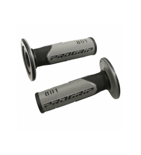 REVETEMENT POIGNEE PROGRIP OFF ROAD 801 DOUBLE DENSITE BASE NOIR / GRIS