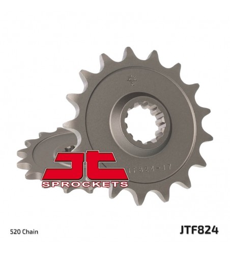 Pignon JT SPROCKETS 12 dents acier standard pas 520 type 824 Husqvarna