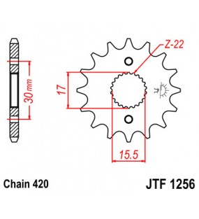 Chaîne de transmission moteur - Renforcée Or - 420 - IRIS - GSX - 134  Maillons - Qualité Moto - Partie Cycle - Pièces pour Mobylettes MOTOBECANE  / MBK - Solex-Motobecane