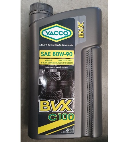 HUILE YACCO BOITE PONT 80W90 AU LITRE AT BVX C100