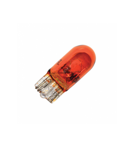 LAMPE 12V 5W NORME W5W CULOT W2,1x9,5D WEDGE ORANGE