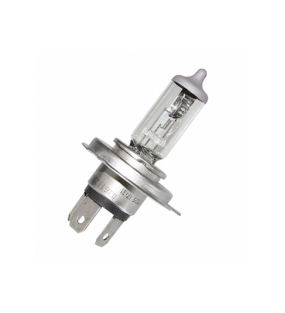 AMPOULE 12V 60/55W NORME H4 CULOT P43T BLANC