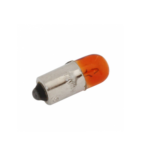 AMPOULE 12V 4W NORME T4W CULOT BA9S TEMOIN ORANGE