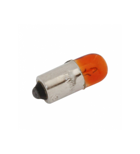 AMPOULE 12V 4W NORME T4W CULOT BA9S TEMOIN ORANGE