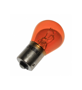 AMPOULE 12V 21W NORME P21W CULOT BA15S STANDARD ORANGE