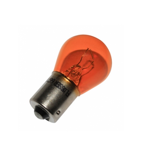 AMPOULE 12V 21W NORME P21W CULOT BA15S STANDARD ORANGE