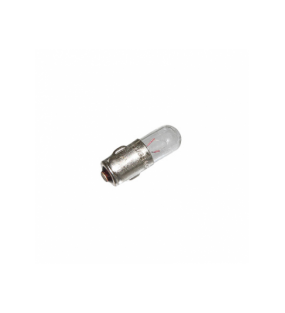 AMPOULE 6V 1.2W NORME T4W CULOT BA7S TEMOIN BLANC