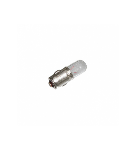 AMPOULE 6V 1.2W NORME T4W CULOT BA7S TEMOIN BLANC