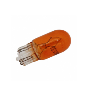 AMPOULE12V 5W NORME WY5W CULOT W2,1x9,5D WEDGE ORANGE