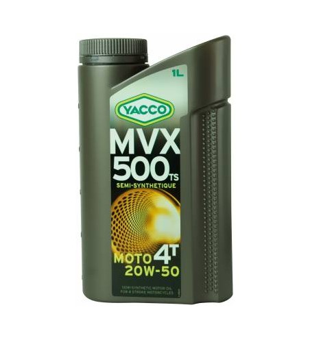 HUILE YACCO MVX 500 4TEMPS 20W50 BIDON DE 1L