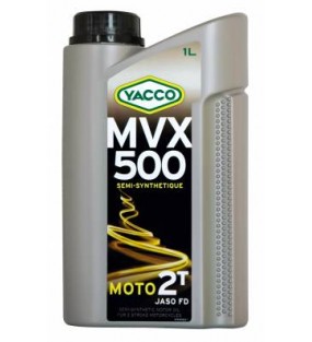 HUILE YACCO MVX 500 2 TEMPS BIDON DE 1L