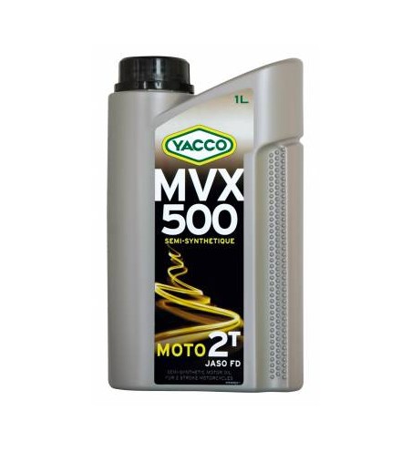 HUILE YACCO MVX 500 2 TEMPS BIDON DE 1L