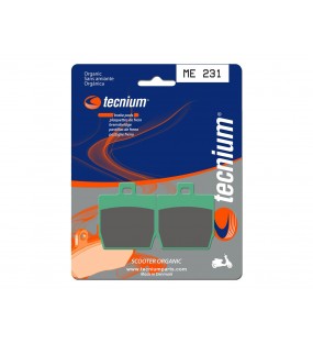 PLAQUETTES DE FREIN Avant / Arriere TECNIUM ME231 POUR MBK NITRO