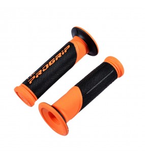 POIGNEE PROGRIP 732 NOIR / ORANGE (PR) DOUBLE DENSITE 122MM