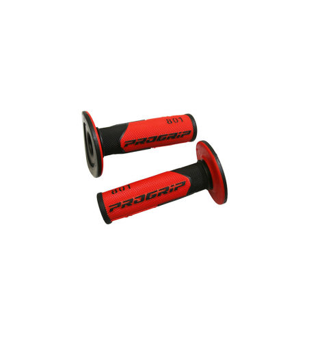 POIGNEE PROGRIP OFF ROAD 801 DOUBLE DENSITE BASE NOIR/ROUGE