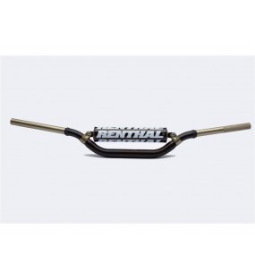 Guidon DIAMETRE 28,6mm avec barre RENTHAL Twinwall noir / mousse noire