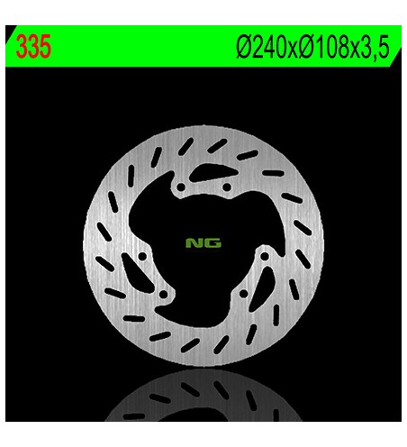 Disque de frein NG 335 rond fixe avant gauche derbi