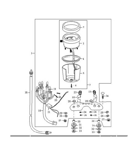 CABLE DE COMPTEUR MASAI GREYSTONE 50 CC