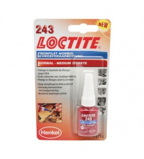 FREIN FILET BLEU MOYEN  LOCTITE 243 FLACON 5ML