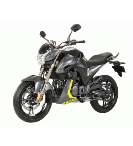 MOTO ZONTES ZT 125 URBAN NOIR ET JAUNE E5