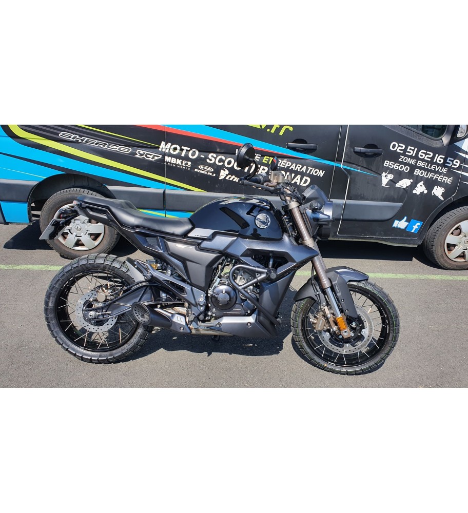 moto zontes zt 125 g scrambler noir jantes rayon ZONTES SYSTM 2 ROO