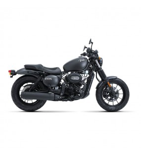 MOTO HYOSUNG AQUILA GV 125 S BOBBER NOIR MOTEUR BICYLINDRE 125 4T GARANTIE DEUX ANS