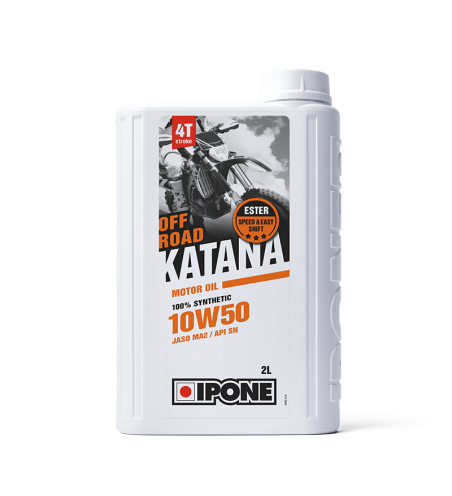 HUILE IPONE KATANA OFF ROAD 10W50 4TEMPS BIDON 2LITRES