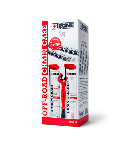 PACK IPONE NETTOYANT GRAISSANT CHAINE MOTO CROSS