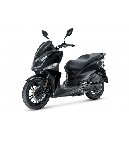 SCOOTER SYM 125 JET 14 EURO5 REFROIDISSEMENT LIQUIDE NOIR MAT