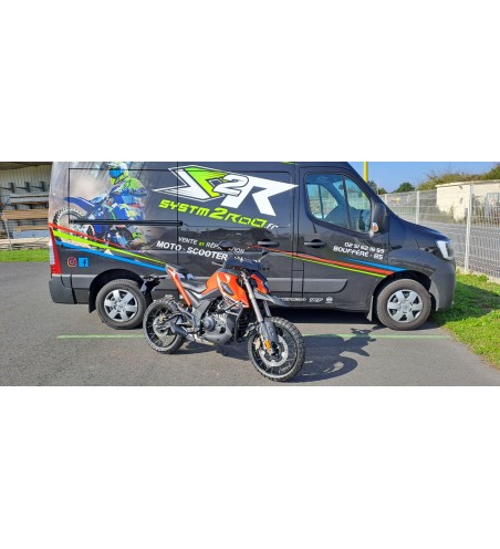 MOTO ZONTES ZT 125 U1 TRAIL E5 ORANGE