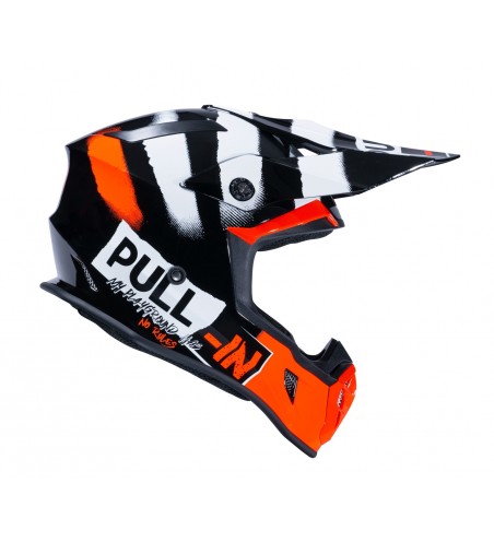 CASQUE CROSS PULL IN TRASH ORANGE