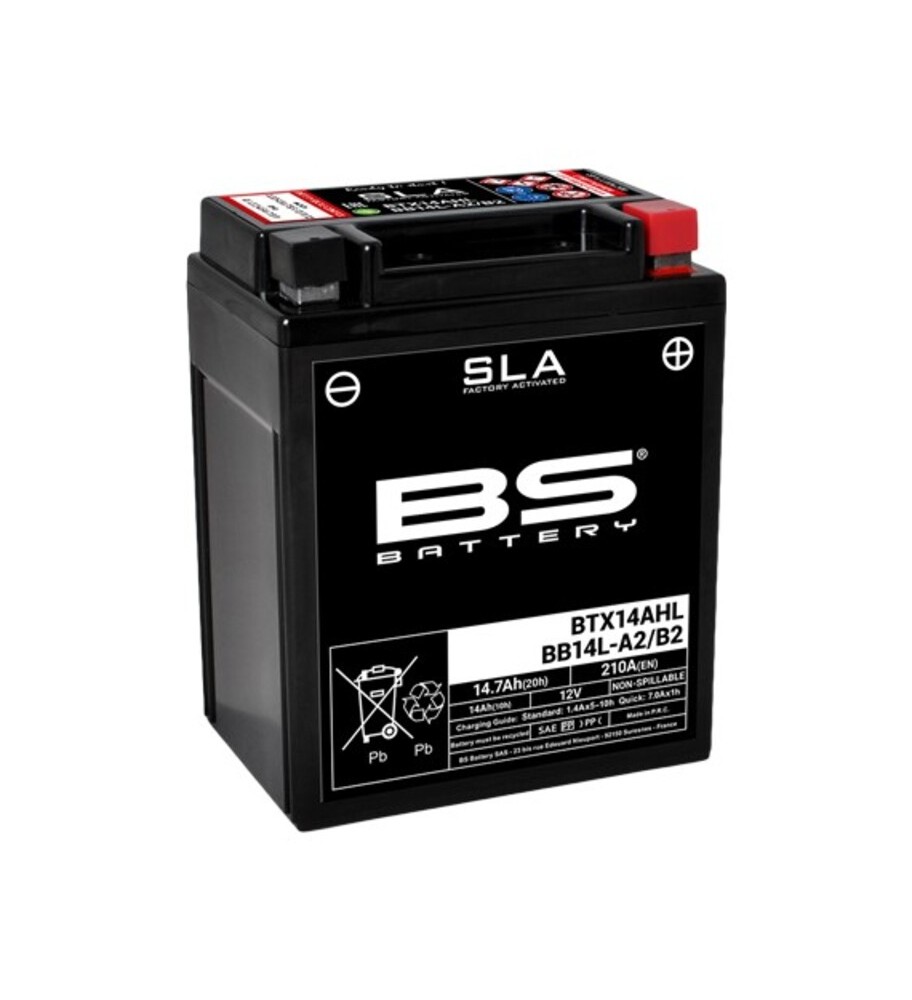 BATTERIE BS BATTERY BTX14AHL OU BB14L-A2 SLA