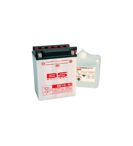 BATTERIE BS BATTERY BB14L-B2 AVEC PACK ACIDE