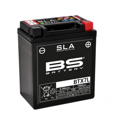 BATTERIE BS SLA BTX7L ACTIVEE USINE