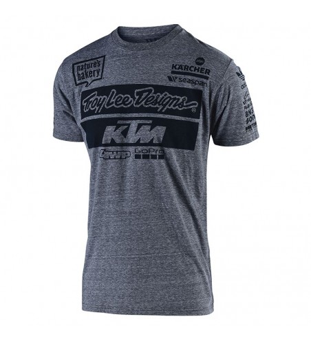 KTM TEAM VINTAGE GRAY  TEE TLD TAILLE S