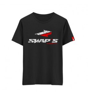 TEE SHIRT SWAPS NOIR TAILLE S